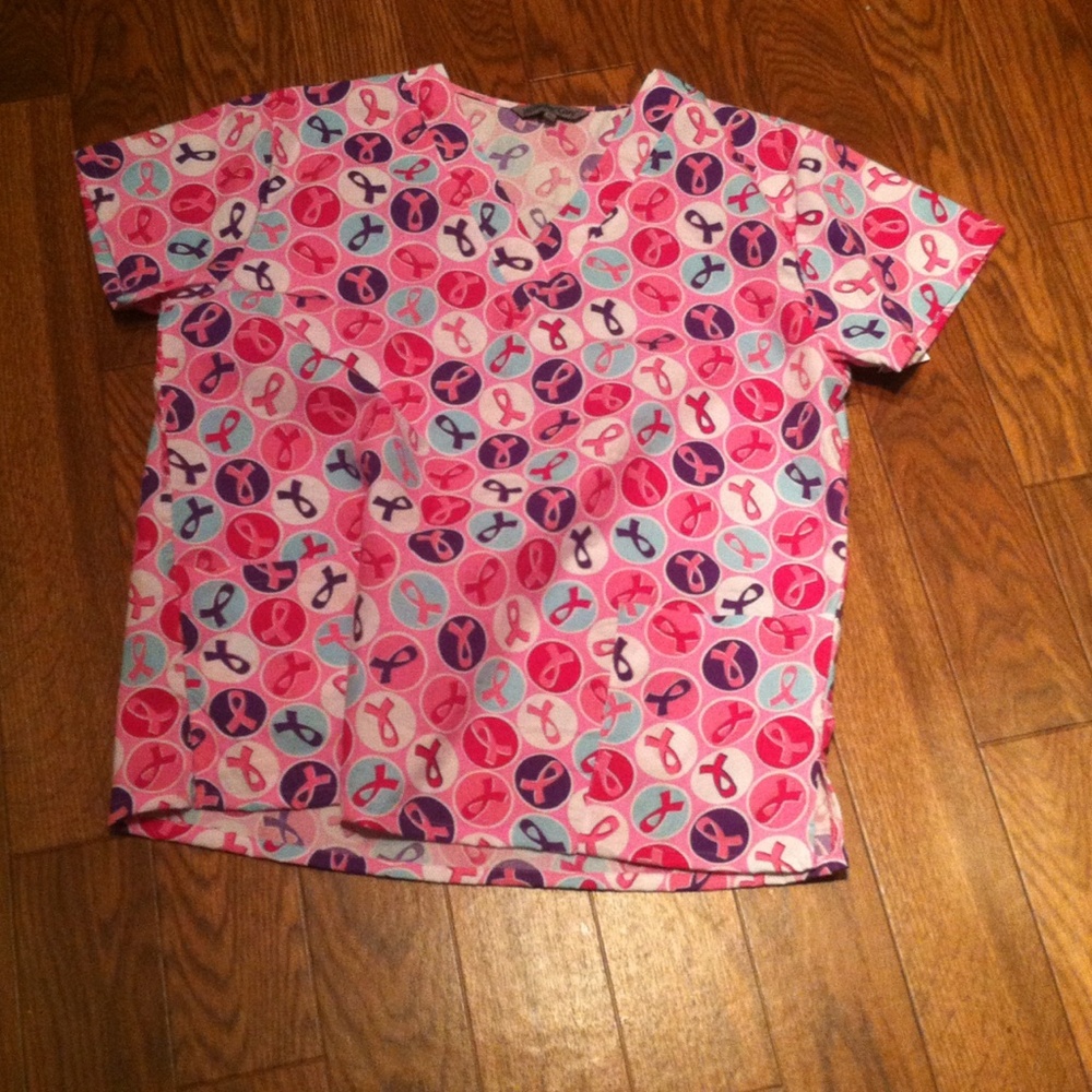 Cancer awareness Schrubs..S-M-L-Xl..Limited 🥳🥳❌❌